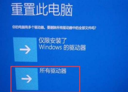 僅限安裝了Windows的驅動器